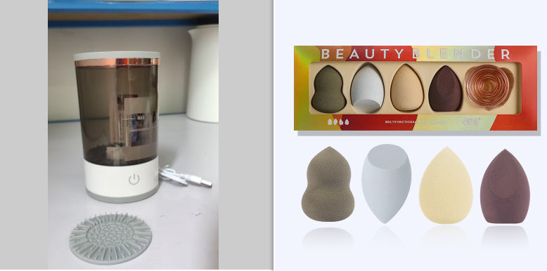 Electric Makeup Brush Cleaner Machine – USB Rechargeable