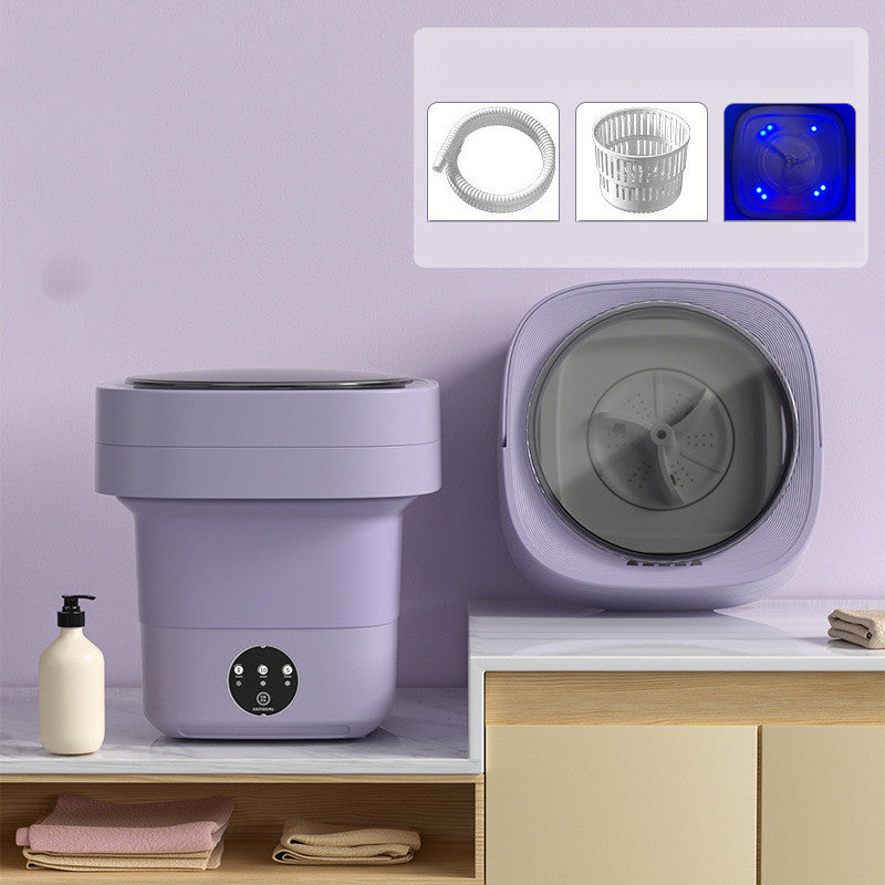 Portable Mini Washing Machine – Foldable with UV Sterilization