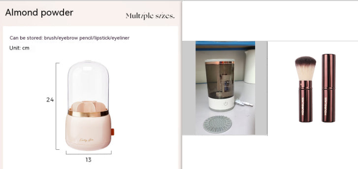 Electric Makeup Brush Cleaner Machine – USB Rechargeable