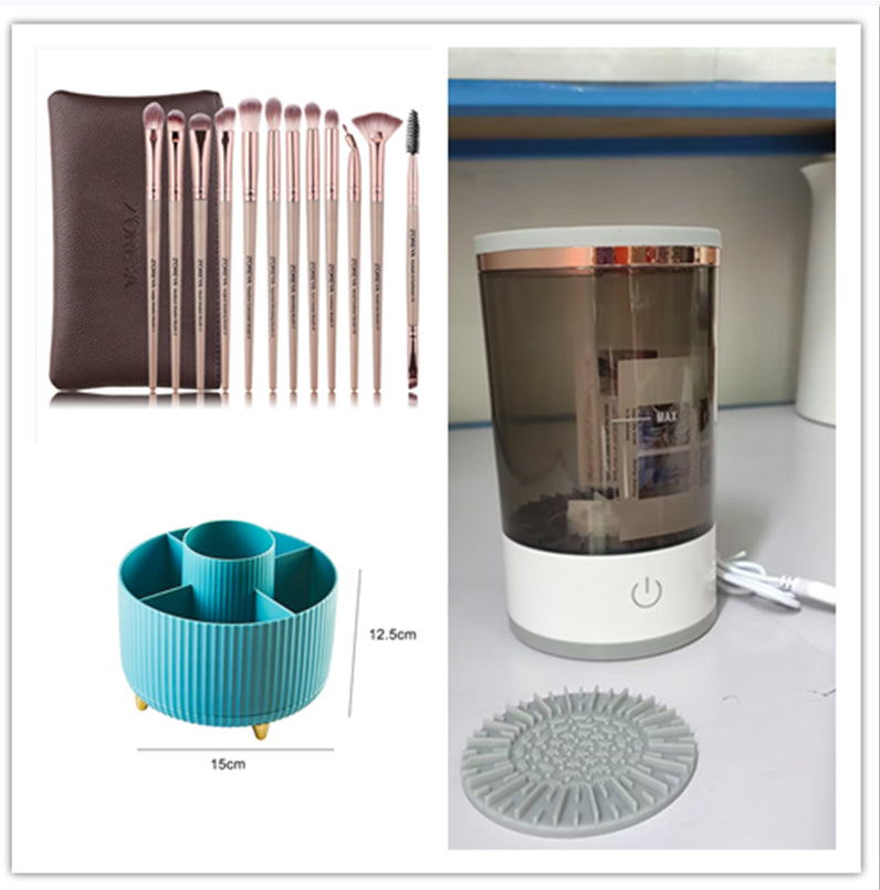 Electric Makeup Brush Cleaner Machine – USB Rechargeable