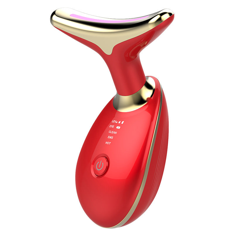 EMS Neck Lifting Massager – Microcurrent Wrinkle Remover & LED Therapy