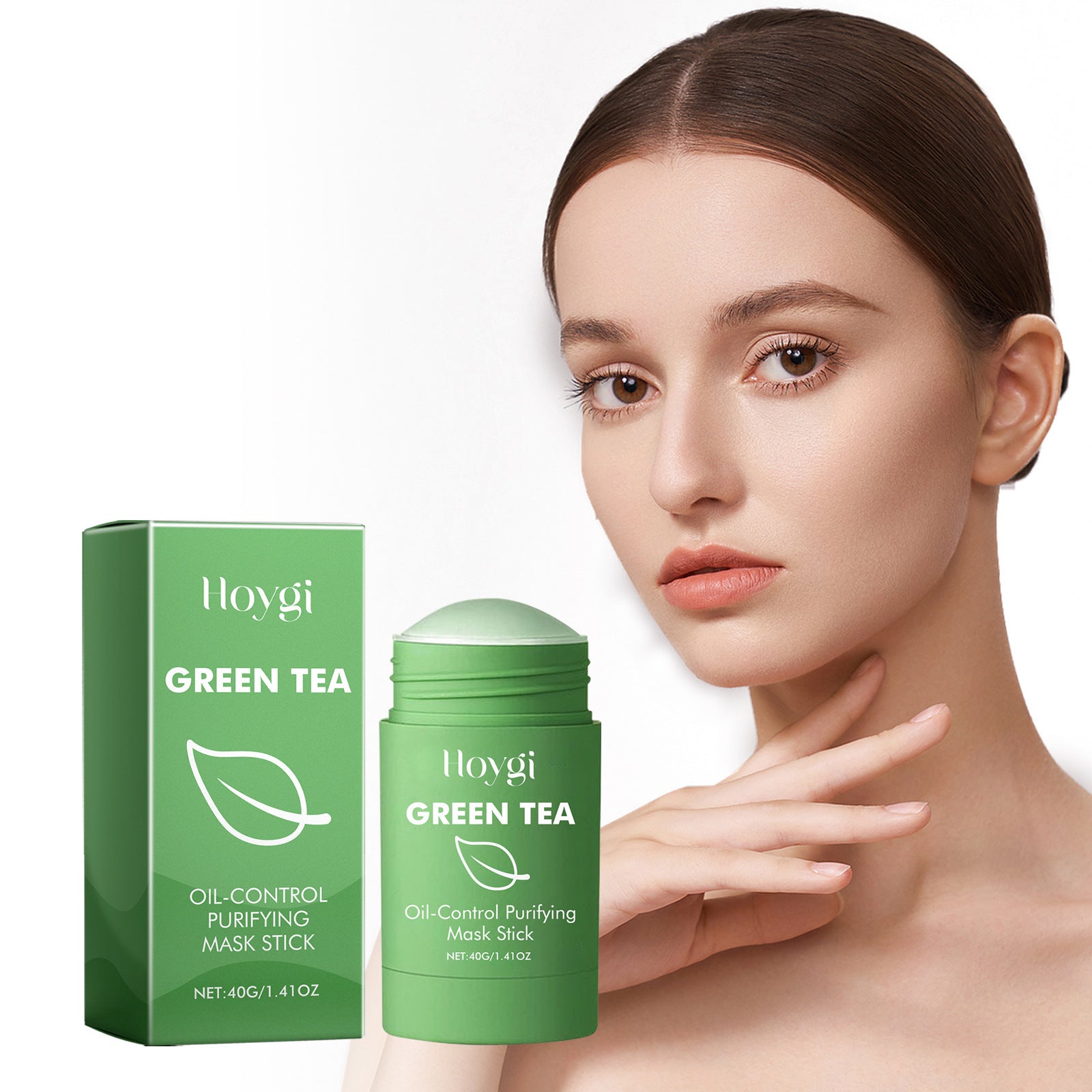 Green Tea Cleansing Mask Stick – Deep Pore Purifying Face Mask