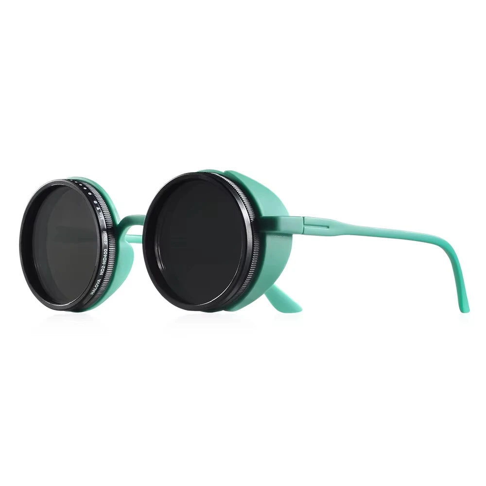 ND9 Steampunk Polarized Sunglasses – Adjustable Dimming UV400