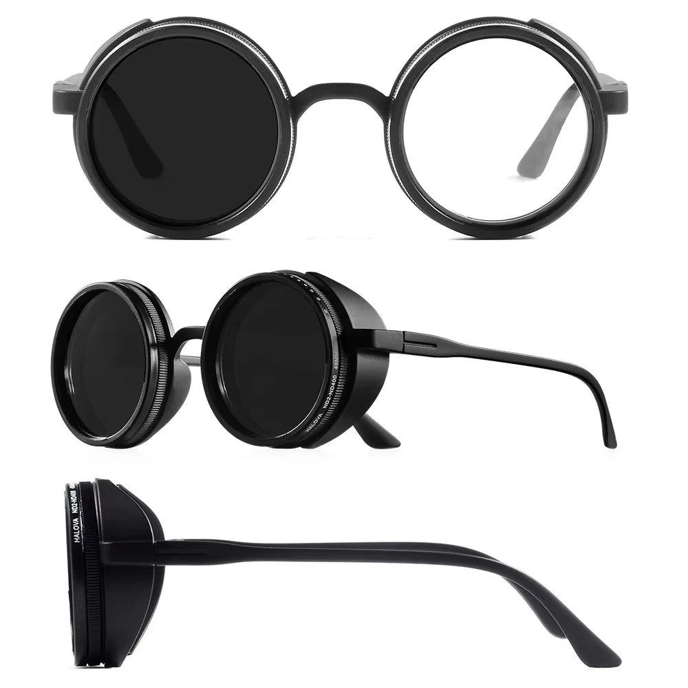 ND9 Steampunk Polarized Sunglasses – Adjustable Dimming UV400