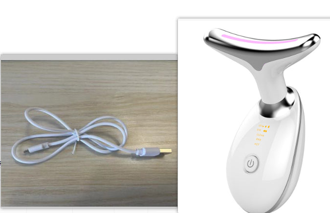 EMS Neck Lifting Massager – Microcurrent Wrinkle Remover & LED Therapy