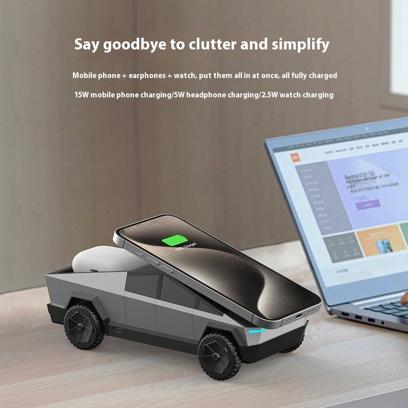 3-in-1 Multifunctional Wireless Charger – Phone, Watch & Earbuds