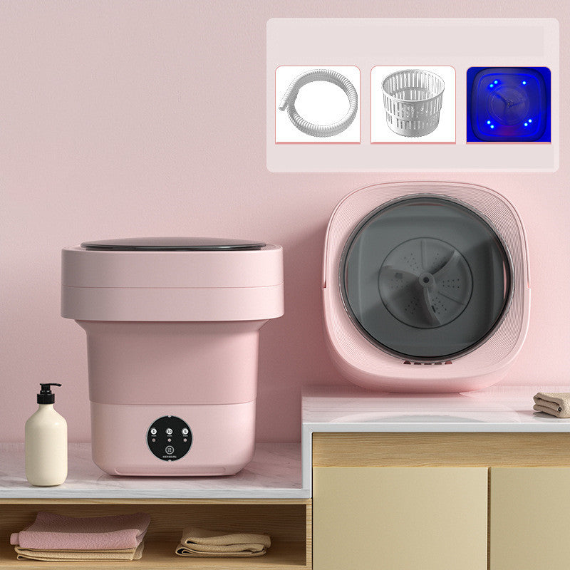 Portable Mini Washing Machine – Foldable with UV Sterilization