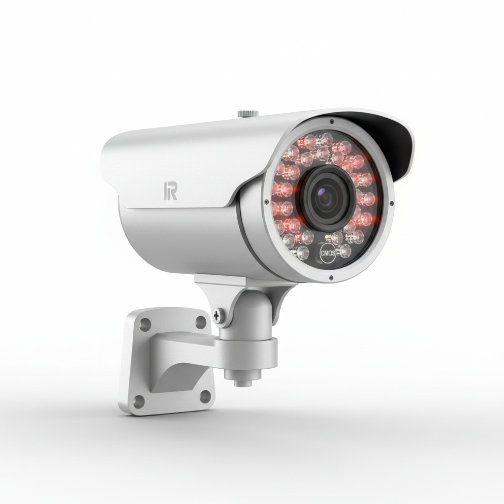 Infrared Night Vision Security Camera – 1000TVL CMOS, 36 LED, 0 Lux